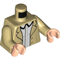 LEGO® los onderdeel Lijf met Motief Geelbruin 973pb4484c01