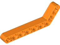Plaatje in Gallery viewer laden, LEGO® los onderdeel Technische Hefbalk in kleur Oranje 32271