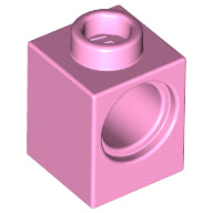 Plaatje in Gallery viewer laden, LEGO® los onderdeel Technische Steen in kleur Fel Roze 6541