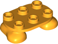 LEGO® onderdeel Benen Aangepast Helder Licht Oranje 66859