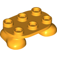 Plaatje in Gallery viewer laden, LEGO® onderdeel Benen Aangepast Helder Licht Oranje 66859