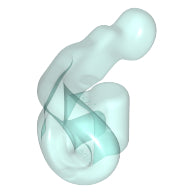 LEGO® onderdeel Energy Effect Doorzichtig Lichtblauw 27393