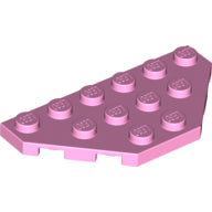 LEGO® los onderdeel Wig Plaat in kleur Fel Roze 2419