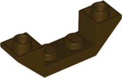 LEGO® los onderdeel Dakpan Omgekeerd Donker Bruin 32802
