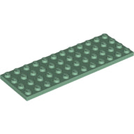 LEGO® los onderdeel Plaat Algemeen in kleur Zandgroen 3029