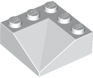 LEGO® los onderdeel Dakpan Algemeen in kleur Wit 99301