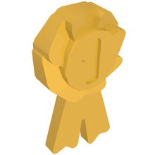 Plaatje in Gallery viewer laden, LEGO® los onderdeel Friends in kleur Parel Goud 92355e