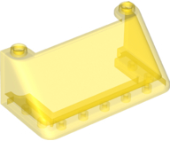 Plaatje in Gallery viewer laden, LEGO® los onderdeel Voorruit in kleur Doorzichtig Geel 92583