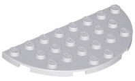 LEGO® los onderdeel Plaat Rond Licht Blauwachtig Grijs 22888