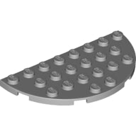 Plaatje in Gallery viewer laden, LEGO® los onderdeel Plaat Rond Licht Blauwachtig Grijs 22888