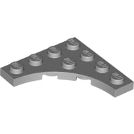 LEGO® Plaat Aangepast Licht Blauwachtig Grijs 35044