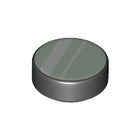 LEGO® los onderdeel Tegel Rond met Motief Zwart 98138pb293