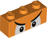LEGO® los onderdeel Steen met Motief Oranje 3622pb131