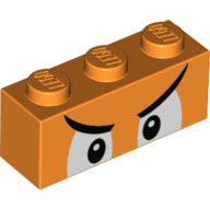 LEGO® los onderdeel Steen met Motief Oranje 3622pb131