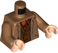 Plaatje in Gallery viewer laden, LEGO® los onderdeel Lijf met Motief Medium Noga 973pb4327c01