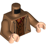 Plaatje in Gallery viewer laden, LEGO® los onderdeel Lijf met Motief Medium Noga 973pb4327c01