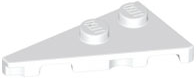 Plaatje in Gallery viewer laden, LEGO® los onderdeel Wig Plaat in kleur Wit 65429