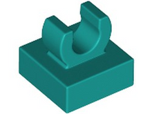 Plaatje in Gallery viewer laden, LEGO® los onderdeel Tegel Aangepast Donker Turkoois 15712