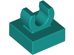 LEGO® los onderdeel Tegel Aangepast Donker Turkoois 15712