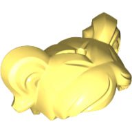 Plaatje in Gallery viewer laden, LEGO® los onderdeel Haar in kleur Helder Lichtgeel 35701