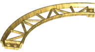 LEGO® los onderdeel Rails in kleur Parel Goud 25061