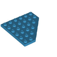 LEGO® los onderdeel Wig Plaat Donker Azuurblauw 6106