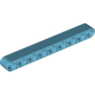 Plaatje in Gallery viewer laden, LEGO® onderdeel Technische Hefbalk Medium Azuurblauw 40490