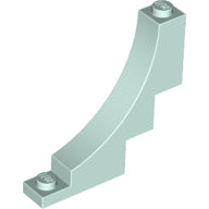 Plaatje in Gallery viewer laden, LEGO® los onderdeel Steen Boog in kleur Licht Aqua 30099
