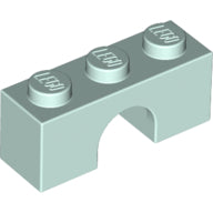 LEGO® los onderdeel Steen Boog in kleur Licht Aqua 4490
