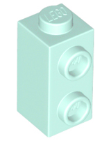 Plaatje in Gallery viewer laden, LEGO® los onderdeel Steen Aangepast Licht Aqua 32952