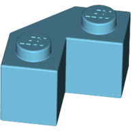 Plaatje in Gallery viewer laden, LEGO® los onderdeel Steen Aangepast Medium Azuurblauw 87620