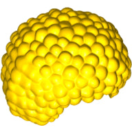 LEGO® los onderdeel Haar in kleur Geel 87995