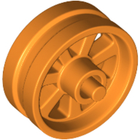 LEGO® los onderdeel Wiel in kleur Oranje 50862
