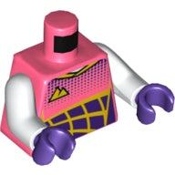 LEGO® los onderdeel Lijf met Motief Koraal 973pb4468c01