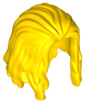 LEGO® los onderdeel Haar in kleur Geel 34316