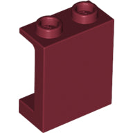 LEGO® los onderdeel Paneel in kleur Donkerrood 87552