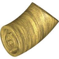 LEGO® los onderdeel Steen Rond in kleur Parel Goud 65473