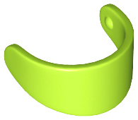 LEGO® los onderdeel Hoofddeksel Accessoire Limoen 2447