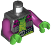 LEGO® Lijf met Motief Parel Donkergrijs 973pb4474c01