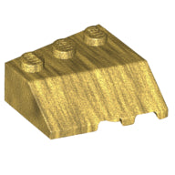 Plaatje in Gallery viewer laden, LEGO® los onderdeel Wig in kleur Parel Goud 42862