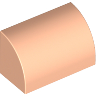 LEGO® los onderdeel Dakpan Gebogen Lichte Noga 37352