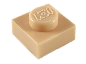 LEGO® los onderdeel Plaat Algemeen in kleur Lichte Noga 3024