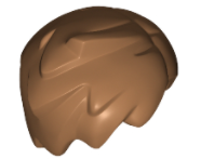LEGO® los onderdeel Haar in kleur Medium Noga 20597
