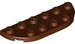 LEGO® los onderdeel Plaat Rond Roodachtig Bruin 18980