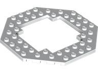 LEGO® los onderdeel Plaat Aangepast in kleur Wit 6063