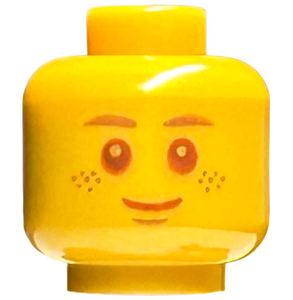 LEGO® los onderdeel Hoofd in kleur Parel Goud 3626cpb2836