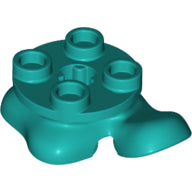 Plaatje in Gallery viewer laden, LEGO® los onderdeel Benen Aangepast Donker Turkoois 79750