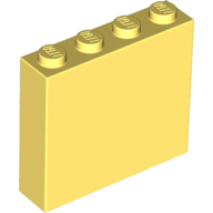 LEGO® los onderdeel Steen in kleur Helder Lichtgeel 49311