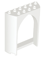 LEGO® los onderdeel Paneel in kleur Wit 35565