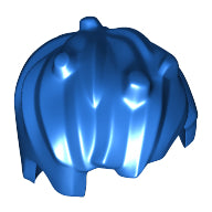 Plaatje in Gallery viewer laden, LEGO® los onderdeel Haar in kleur Blauw 44751